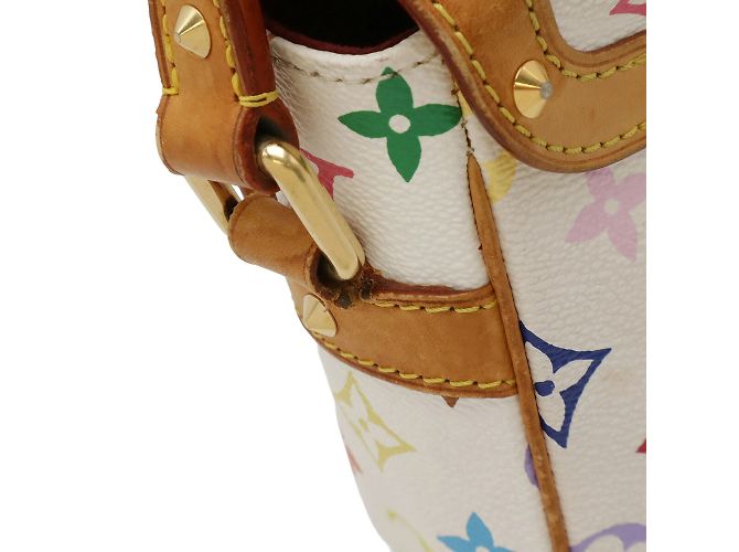 Sologne Schultertasche Monogramm Multicolor Louis Vuitton Weiß Mehrfarben - Ansicht 5