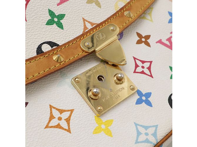 Sologne Schultertasche Monogramm Multicolor Louis Vuitton Weiß Mehrfarben - Ansicht 6