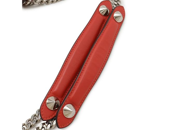 Fendi Dotcom Leder Schultertasche Rot - Ansicht 7