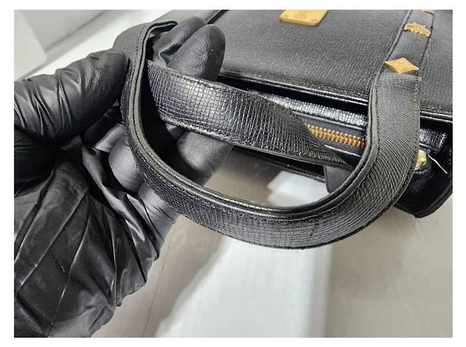 MCM Vintage Kleine Tote Tasche Schwarz - Ansicht 7