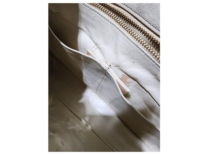Borsa a spalla Chanel Classica Timeless Matelassè crema Crudo - vista 18