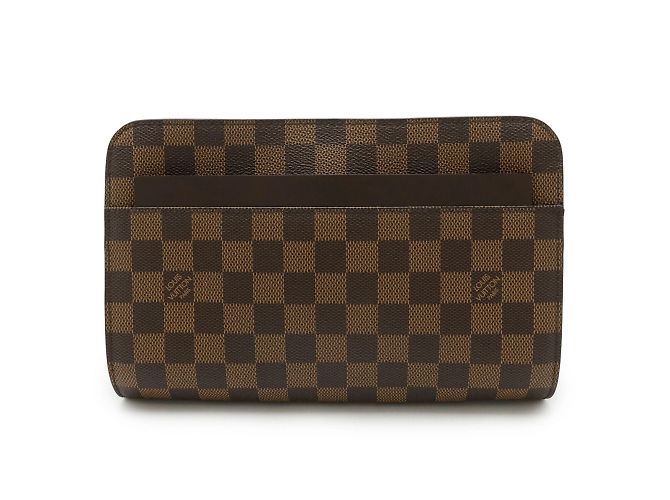 Borsa Clutch Saint-Louis Damier Louis Vuitton Marrone Damier ebene - vista 2