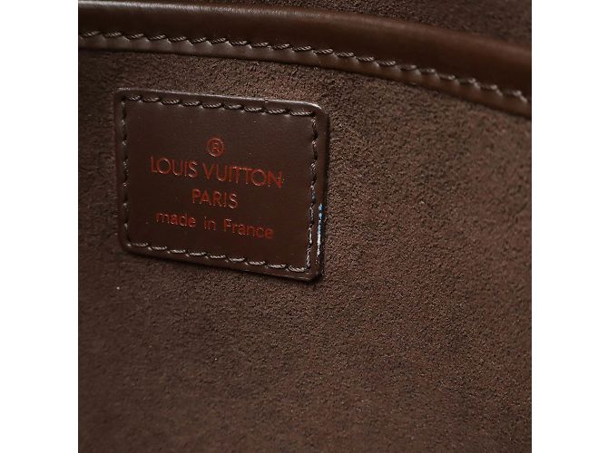 Borsa Clutch Saint-Louis Damier Louis Vuitton Marrone Damier ebene - vista 8