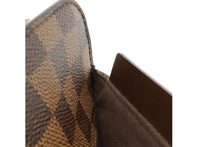 Borsa Clutch Saint-Louis Damier Louis Vuitton Marrone Damier ebene - vista 9