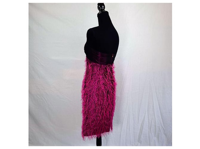 Abendkleid Versace Jeans Couture y2k Pink Dunkelviolett - Ansicht 2