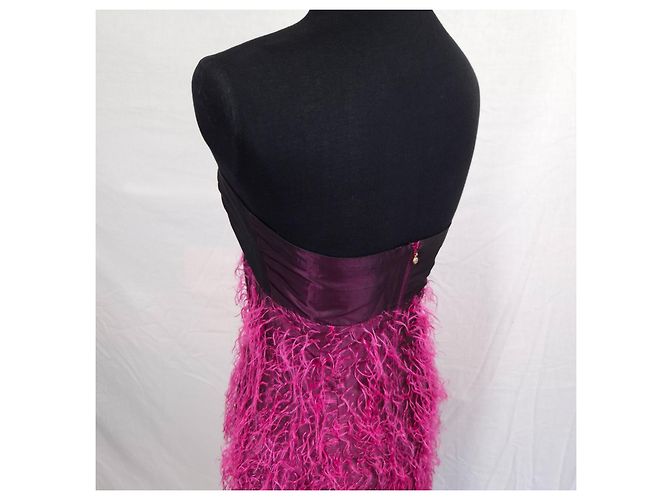 Abendkleid Versace Jeans Couture y2k Pink Dunkelviolett - Ansicht 5