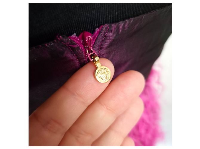 Abendkleid Versace Jeans Couture y2k Pink Dunkelviolett - Ansicht 7
