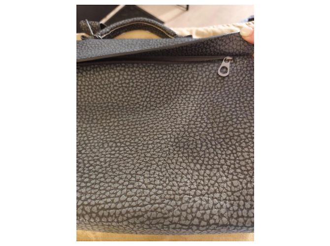 Portadocumenti Bottega Veneta in pelle grigio - vista 2