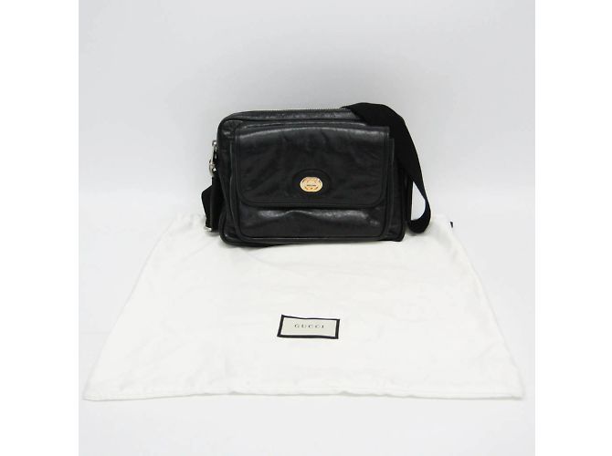 Borsa Messenger Gucci 574760 Nero - vista 2