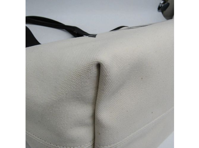 Borsa Tote Jumbo Small Balenciaga Nero Bianco sporco - vista 5