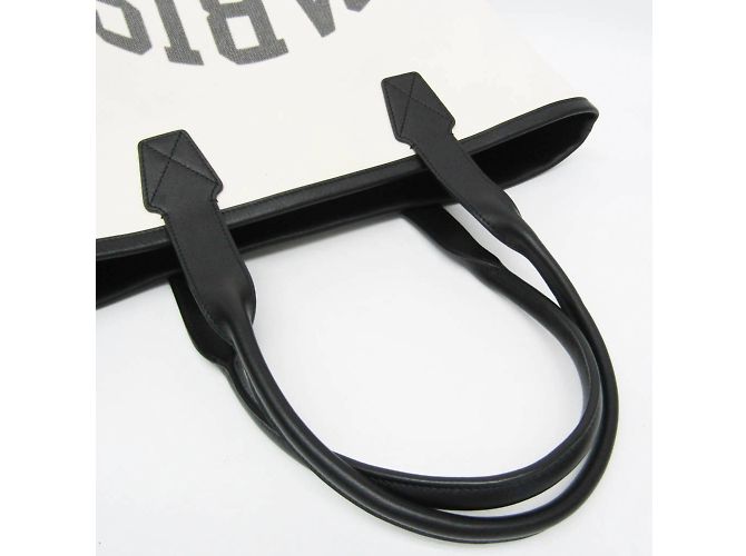 Borsa Tote Jumbo Small Balenciaga Nero Bianco sporco - vista 8