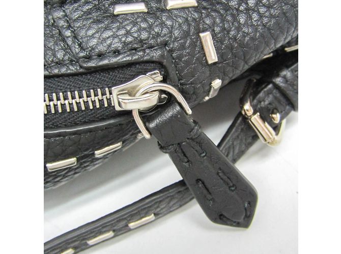 Pochete de Chave Selleria Fendi Preto - vista 6