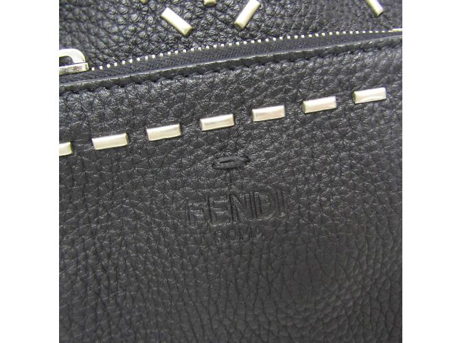 Pochete de Chave Selleria Fendi Preto - vista 8