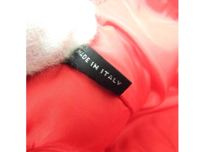 Pochette in nylon Miu Miu Heart 5NE457 per donne Rosa Bianco Rosso - vista 15