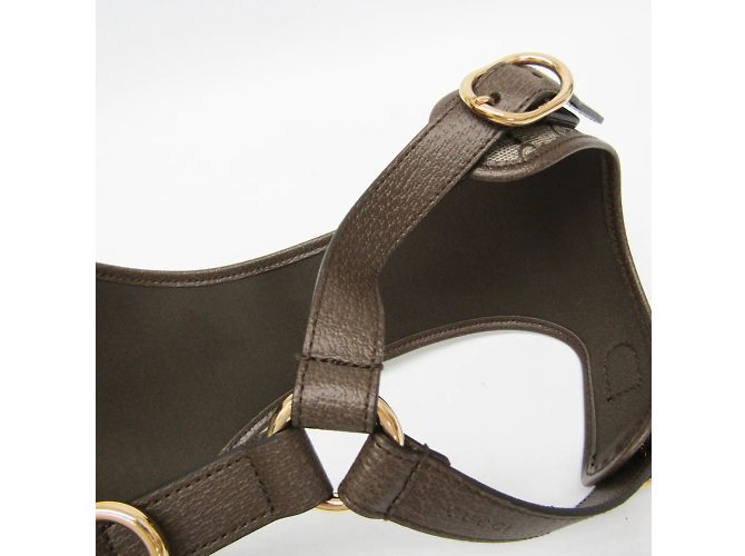 Gucci GG Supreme Dog Harness Beige Dark brown - view 4