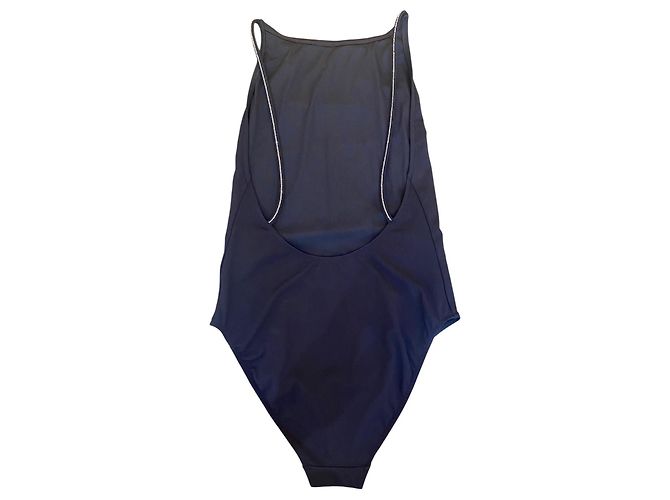 Chanel 23C Einteiler Badeanzug Body Suit FR 38 Schwarz - Ansicht 11