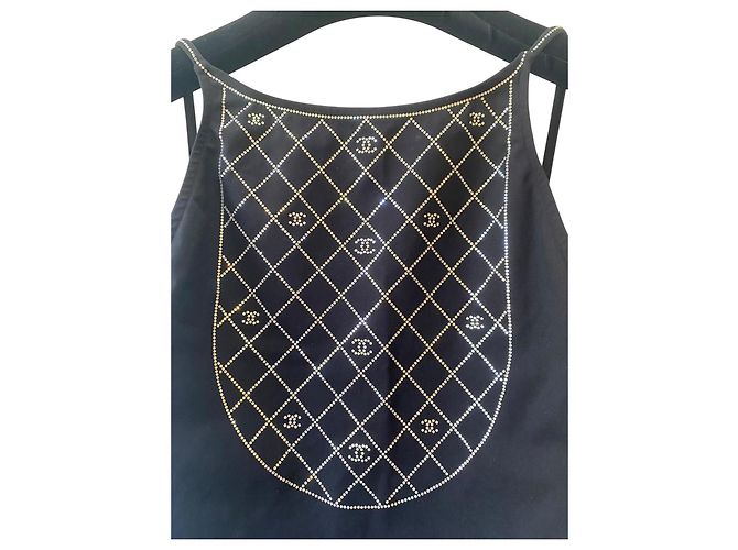 Chanel 23C Einteiler Badeanzug Body Suit FR 38 Schwarz - Ansicht 3