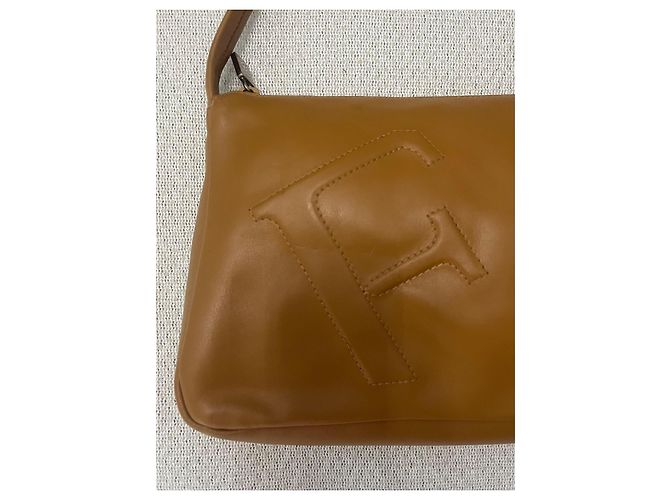 Borsetta a spalle Furla in pelle Cammello - vista 7