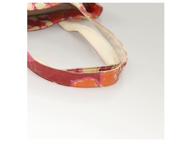 CHANEL Bolsa Tote de Verano Alto Esmalte Rojo CC Auth 123514 Roja - vista 7