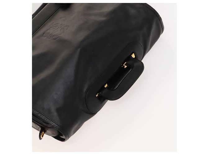 LOEWE Anagram Borsa da Lavoro in Pelle 2in1 Nera Oro Auth sw479 Nero D'oro - vista 6