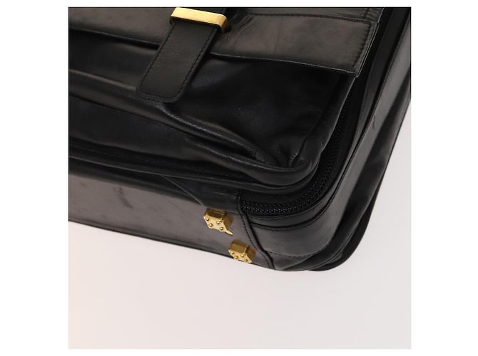 LOEWE Anagram Borsa da Lavoro in Pelle 2in1 Nera Oro Auth sw479 Nero D'oro - vista 8