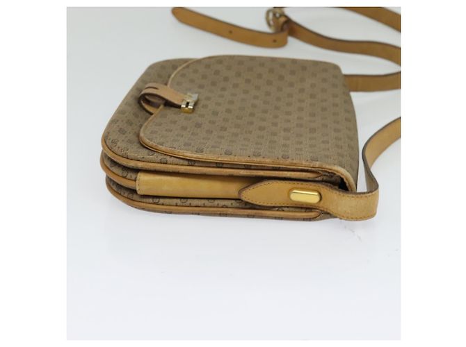 Gucci Borsa a Spalla Micro GG Supreme PVC Beige Oro 001 406 1780 Auth BA2288 D'oro - vista 4