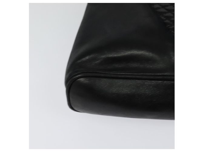 Borsa a Spalla BALLY in Pelle Nera Oro Auth BA2292 Nero D'oro - vista 15