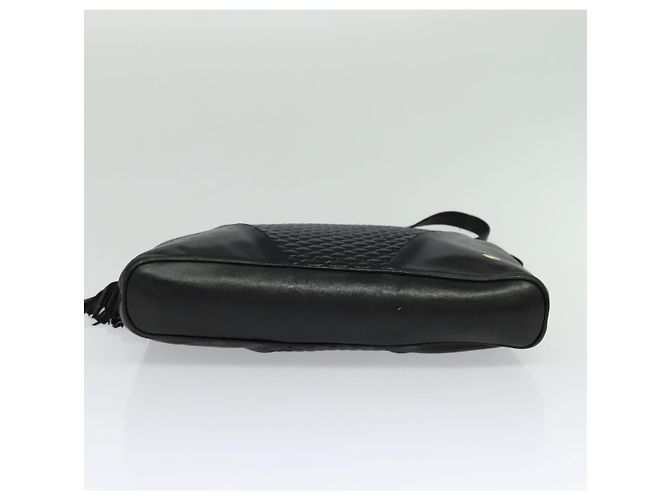 Borsa a Spalla BALLY in Pelle Nera Oro Auth BA2292 Nero D'oro - vista 5
