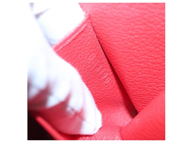LOUIS VUITTON Epi Pochette Cosmetica PM Pouch Rosso M41114 LV Auth MX388 - vista 12