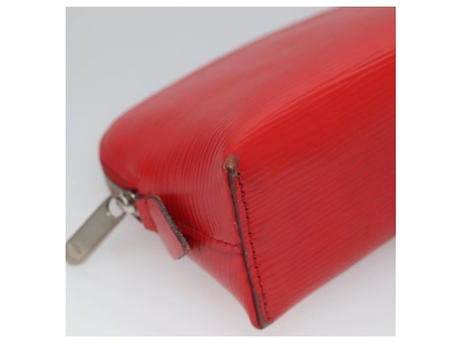 LOUIS VUITTON Epi Pochette Cosmetica PM Pouch Rosso M41114 LV Auth MX388 - vista 14
