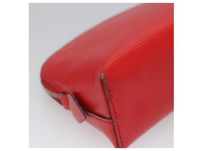 LOUIS VUITTON Epi Pochette Cosmetica PM Pouch Rosso M41114 LV Auth MX388 - vista 16