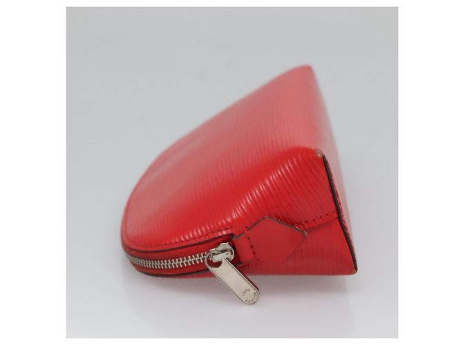 LOUIS VUITTON Epi Pochette Cosmetica PM Pouch Rosso M41114 LV Auth MX388 - vista 3