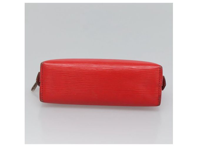 LOUIS VUITTON Epi Pochette Cosmetica PM Pouch Rosso M41114 LV Auth MX388 - vista 6