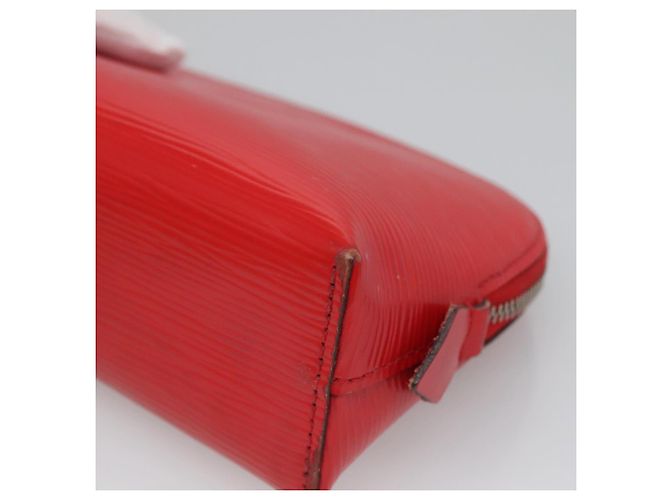 LOUIS VUITTON Epi Pochette Cosmetica PM Pouch Rosso M41114 LV Auth MX388 - vista 7
