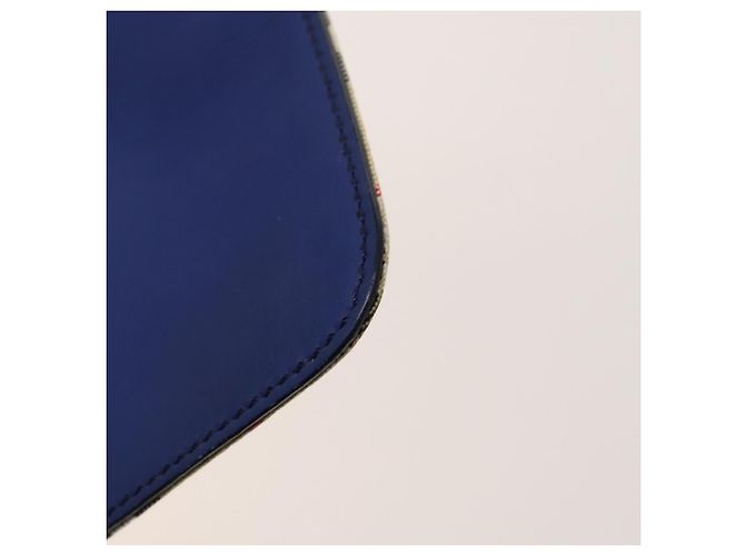 Borsa a mano in nylon a quadri Nova di BURBERRY 3 pezzi Beige Verde Auth bs25973 - vista 22