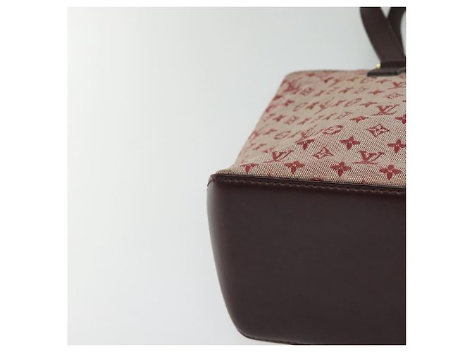 LOUIS VUITTON Monogram Mini Cabas Piano Borsa Tote SPO Rouge LV Auth BD2029 Rosso - vista 14