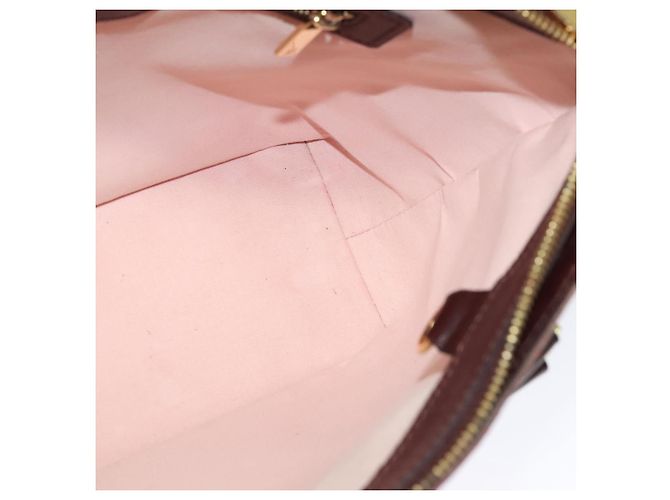 LOUIS VUITTON Monogram Mini Cabas Piano Borsa Tote SPO Rouge LV Auth BD2029 Rosso - vista 17