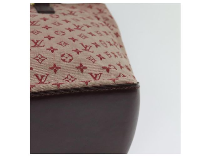 LOUIS VUITTON Monogram Mini Cabas Piano Borsa Tote SPO Rouge LV Auth BD2029 Rosso - vista 9