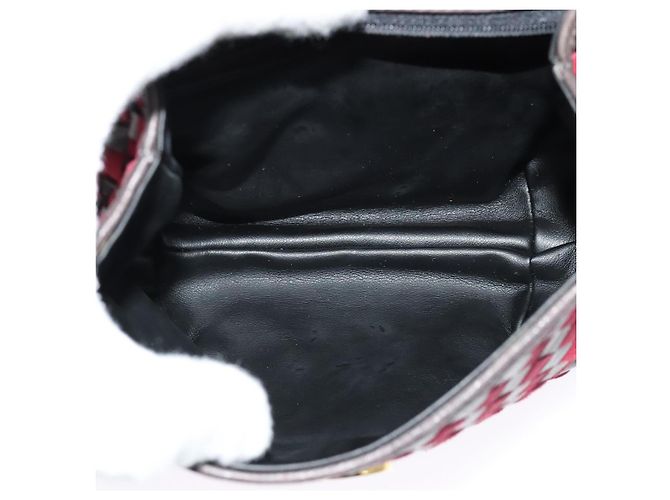 BALLY Bolsa de Ombro de Couro Vermelha Dourada Auth BA2299 Vermelho Dourado - vista 11