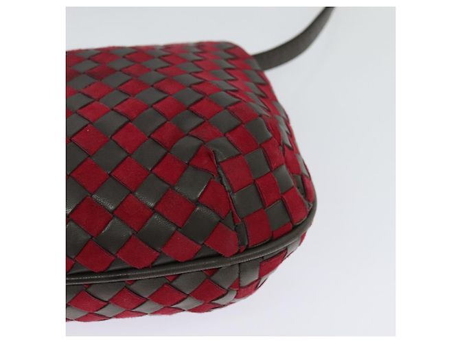 BALLY Bolsa de Ombro de Couro Vermelha Dourada Auth BA2299 Vermelho Dourado - vista 16