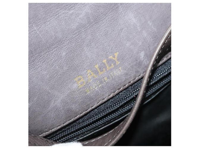 BALLY Bolsa de Ombro de Couro Vermelha Dourada Auth BA2299 Vermelho Dourado - vista 18