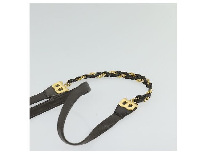BALLY Bolsa de Ombro de Couro Vermelha Dourada Auth BA2299 Vermelho Dourado - vista 8