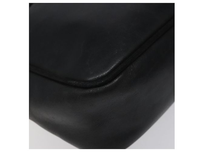 Borsa a spalla in pelle nera e oro Salvatore Ferragamo Auth BA2152 Nero D'oro - vista 14
