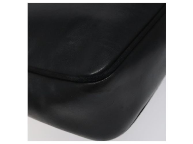 Borsa a spalla in pelle nera e oro Salvatore Ferragamo Auth BA2152 Nero D'oro - vista 16