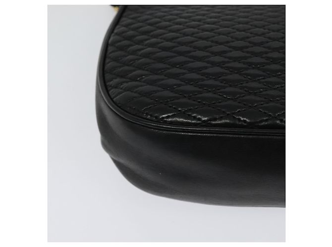 BALLY Borsa a spalla in pelle trapuntata con catena nera oro Auth BD2017 Nero D'oro - vista 15