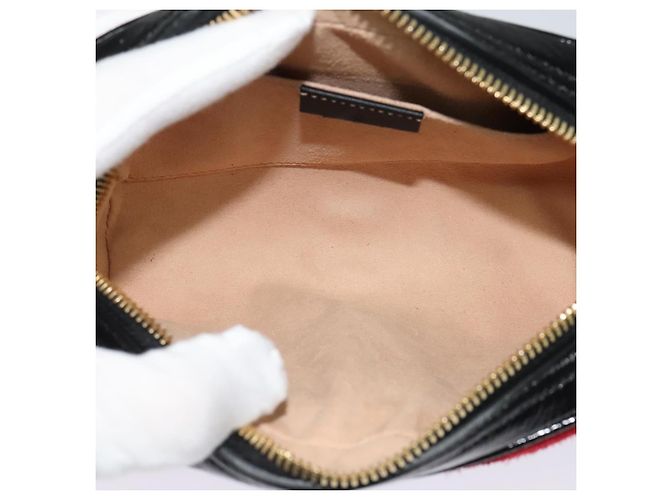 GUCCI Marsupio in Camoscio Rosso Oro 517076 Auth BA2345 D'oro - vista 10