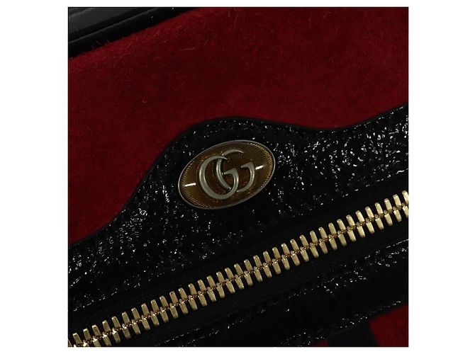 GUCCI Marsupio in Camoscio Rosso Oro 517076 Auth BA2345 D'oro - vista 17