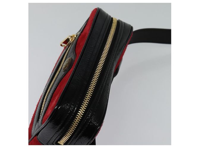 GUCCI Marsupio in Camoscio Rosso Oro 517076 Auth BA2345 D'oro - vista 6