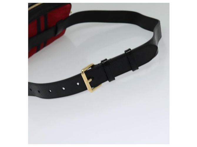 GUCCI Marsupio in Camoscio Rosso Oro 517076 Auth BA2345 D'oro - vista 7