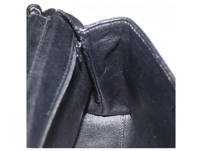 Borsa a Spalla CHANEL in Seta Nera Oro CC Auth 123511 Nero D'oro - vista 18
